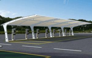 嘉鱼县膜结构停车棚