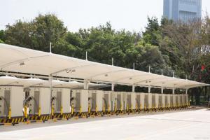 嘉鱼县膜结构停车棚